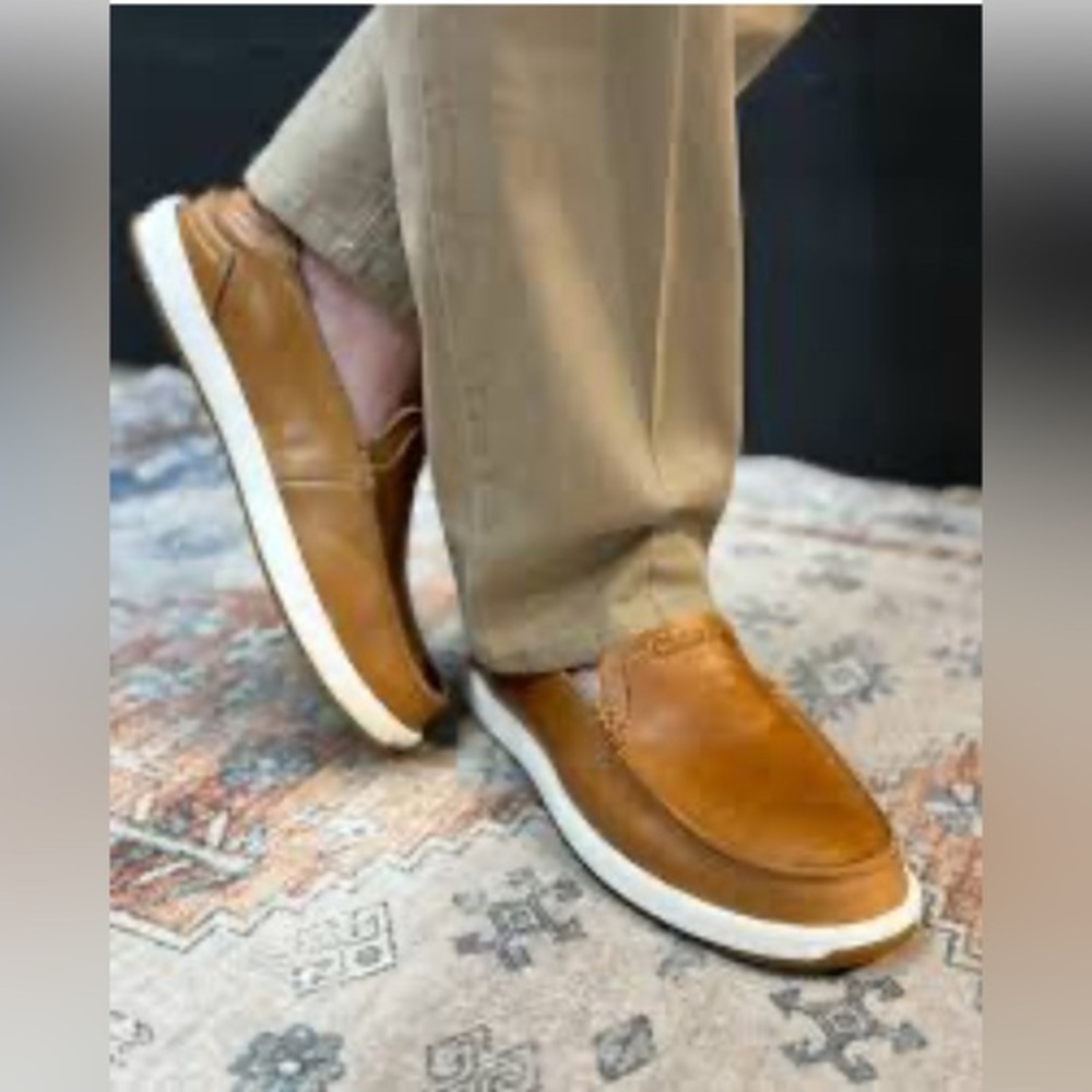 Olukai Men's Brown Leather‎ Loafers